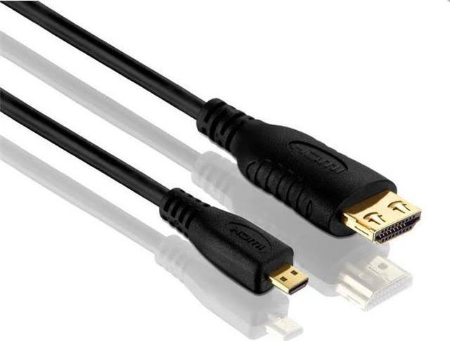 Actual product image Purelink micro HDMI (Typ D) — HDMI (Typ A) (5 m, HDMI)