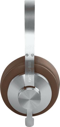Actual product image Muse Wired headphones | Headphones | M-298 SBR | Bluetooth | ANC | Brown/Silver (ANC, 65 h, Cable, Wireless)