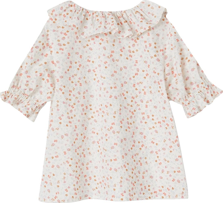 Image du produit Vertbaudet Blouse fille en mousseline avec col (110)