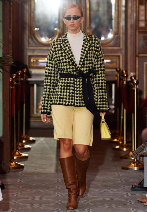 Produktbild Bellemere Cardigan Two-Tone Cashmere-Merino Houndstooth (L)