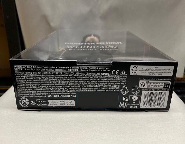 Actual product image Monster High Wednesday Addams School