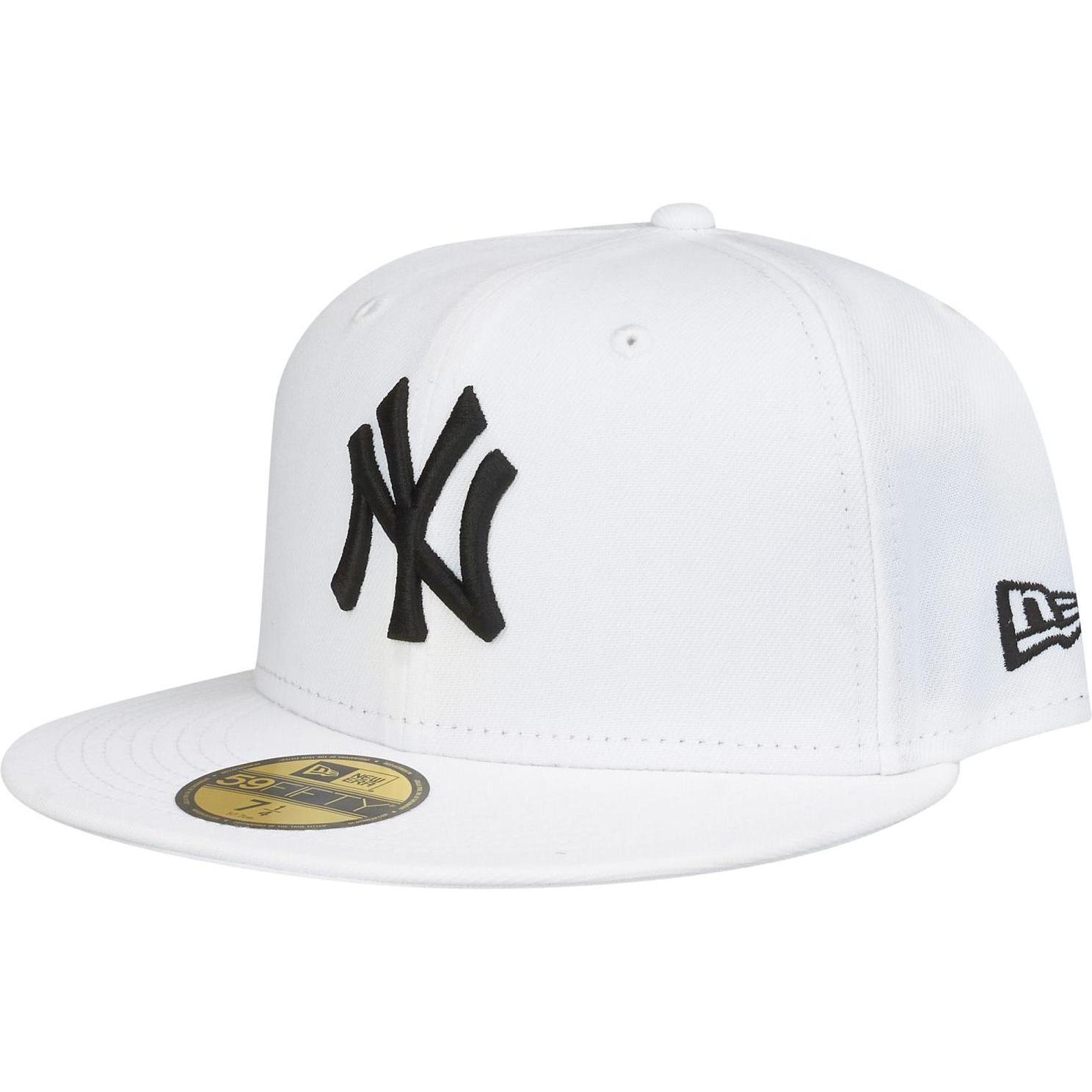 New Era, Herren, Cap, 59Fifty Fitted Cap - MLB New York Yankees - 7 1/2, Weiss, (7 1/2)