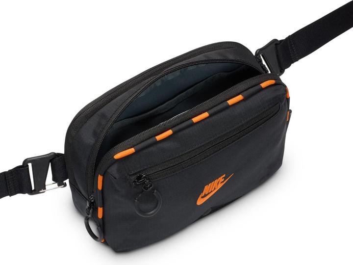 Actual product image Nike Hayward Patrol Crossbody - black/black/safety orange