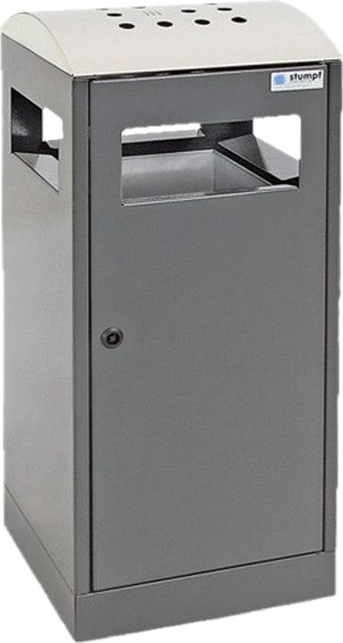 Immagine prodotto Contenitore per rifiuti con posacenere, capacità 90 l, grigio antracite. (90 l)