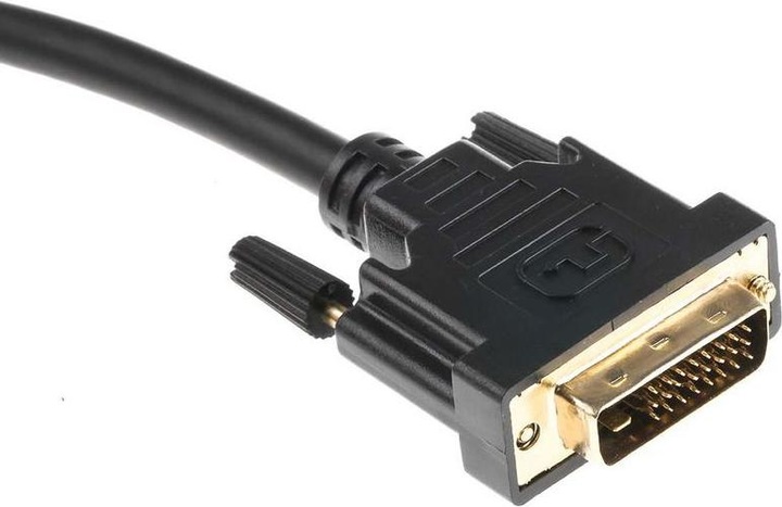 Produktbild Rs Pro HDMI-Kabel A HDMI Stecker B DVI-D Dual Link Stecker 1920x1200 max., 10m, Schwarz (0.19 m, HDMI)