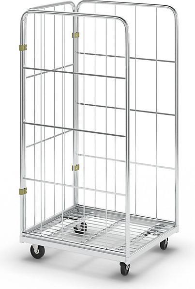 Actual product image kaiserkraft Roll container with mesh walls (500 kg)