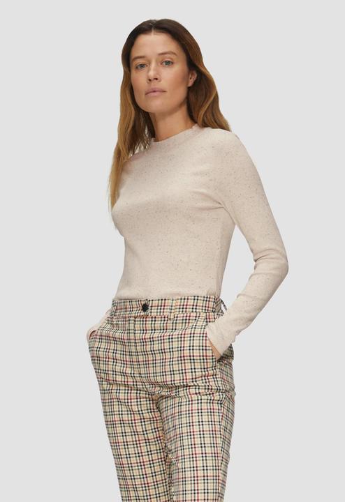 Actual product image S.Oliver T-Shirt Geripptes Jerseyshirt aus Effektgarn (48)