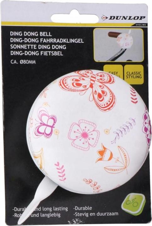 Produktbild Dunlop – Fahrradklingel (Blumen)
