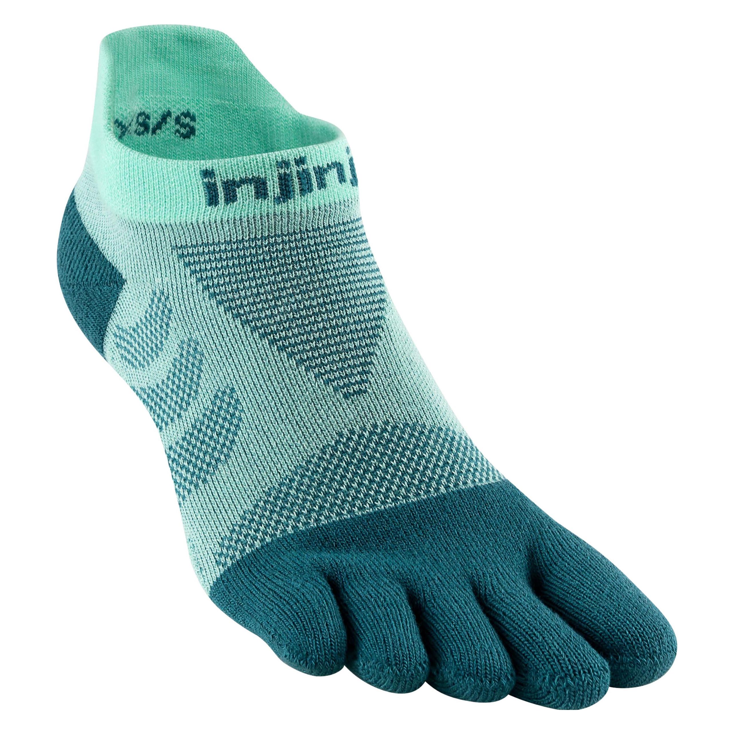 Injinji, Damen, Sportsocken, Women's Ultra Run No-Show (35 - 40), Blau