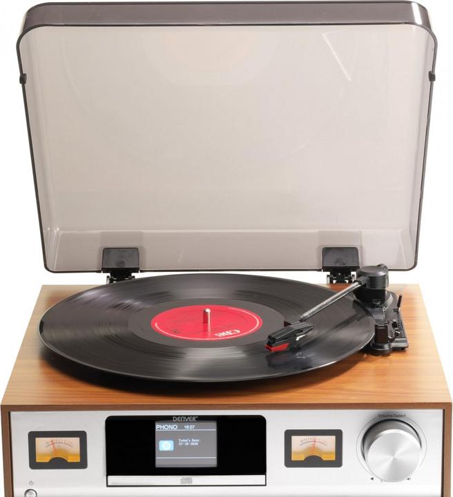 Denver MRD-52LW Sistema musicale retrò effetto legno chiaro (Manuale)