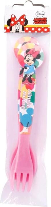 Produktbild Tinisu Minnie Maus Plastik Besteck Set - 2 Teile