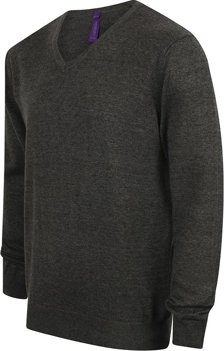 Immagine prodotto Henbury Maglia a maglia fine Felpa con scollo a V (3XL)