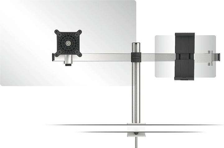 Immagine prodotto Durable Supporto per 1 monitor e 1 tablet, alt. x largh. x prof. 445 x 780 x 190 mm, con (Tavolo, 34", 8 kg)