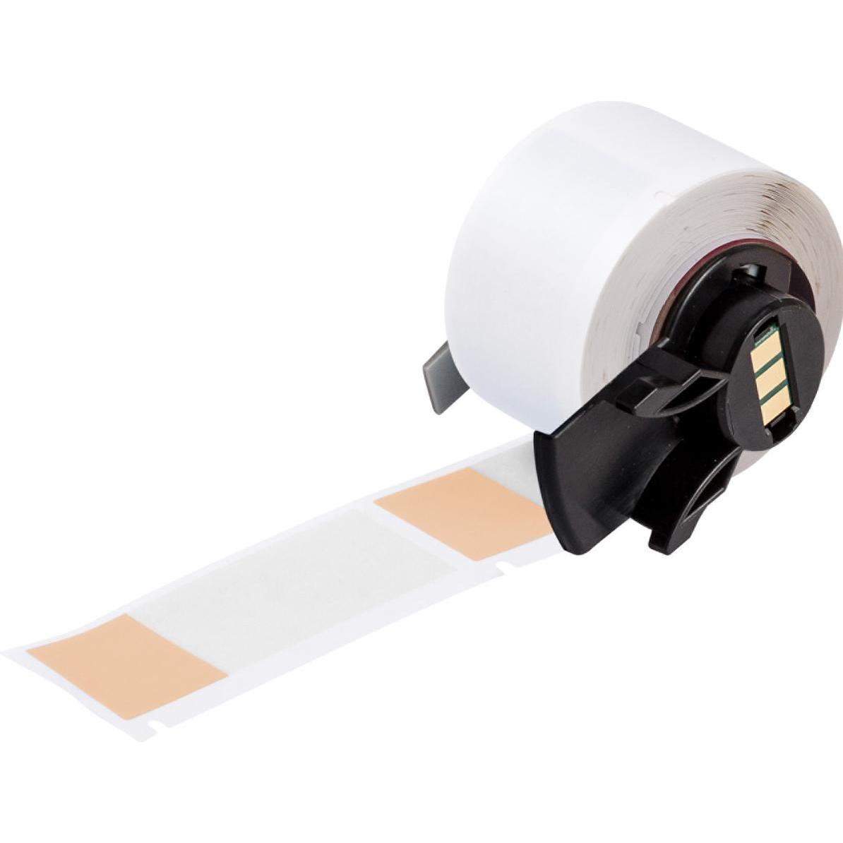 Brady, Etiketten, M6-21-427-OR, Vinyl, selbstlaminierend, Orange/Transparent, matt, 25.40 x 19.05(63.50) mm, f