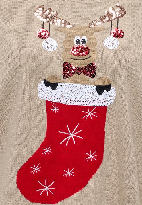 Actual product image Only Pullover XMAS SHINE Strickpullover R-Neck (XS)