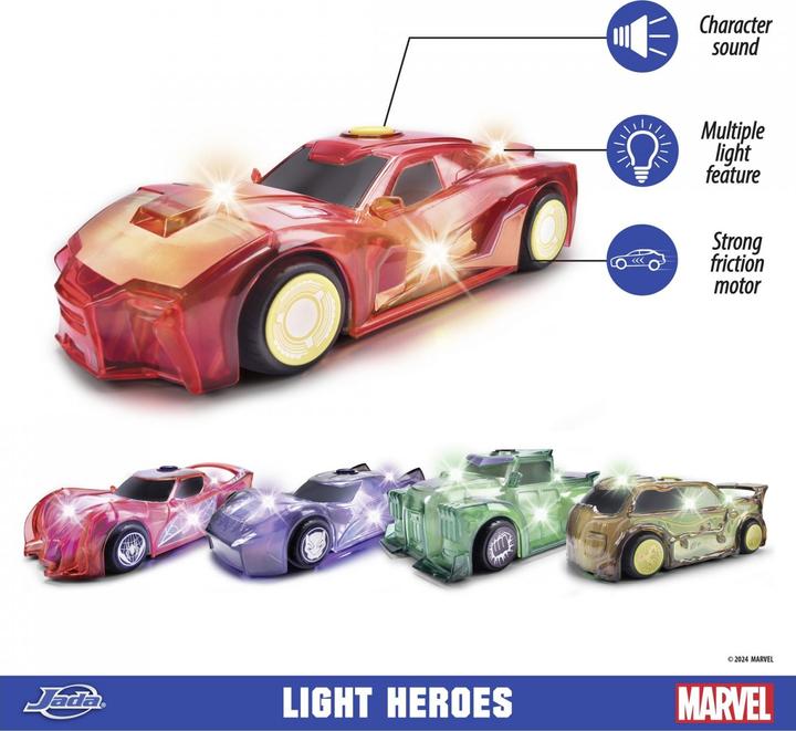 Produktbild Jada Marvel Light Hero Iron Man 1:32