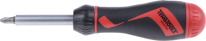 Teng Tools Ratchet screwdriver 1/4 inch x 175 mm, 7 pieces (hexagon)