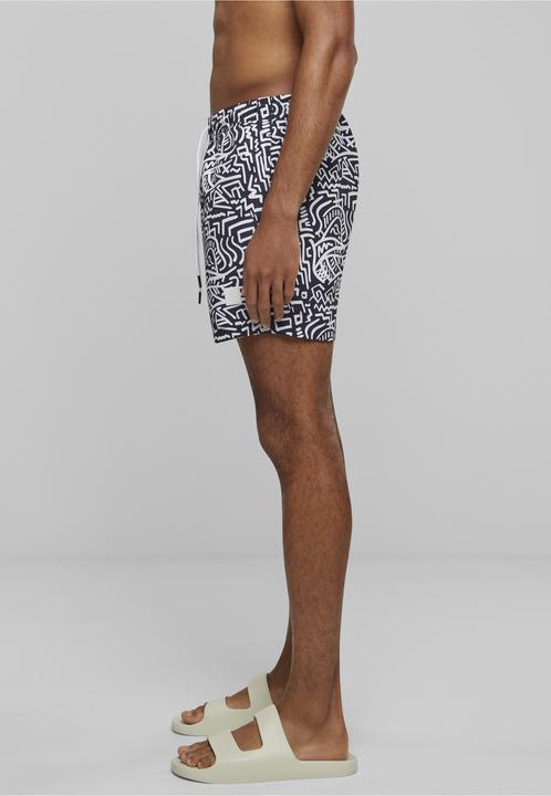 Produktbild Urban Classics Pattern Swim Shorts (S)