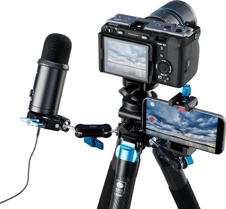 Actual product image Sirui L-324F+KS-40 tripod carbon fibre landscape tripod with KS-40 head (Metal)