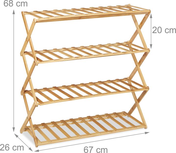 Actual product image Relaxdays Baylee (67 x 26 x 68 cm)