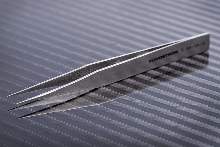 Immagine prodotto Bahco Pinzetta in acciaio inossidabile protetta ESD resistente agli acidi, punta Fine, 130 mm