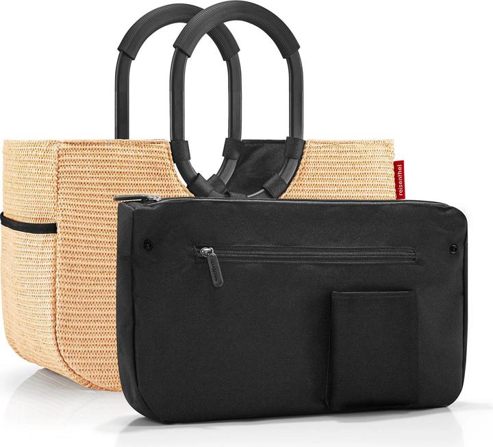 Actual product image reisenthel loopshopper M frame raffia black