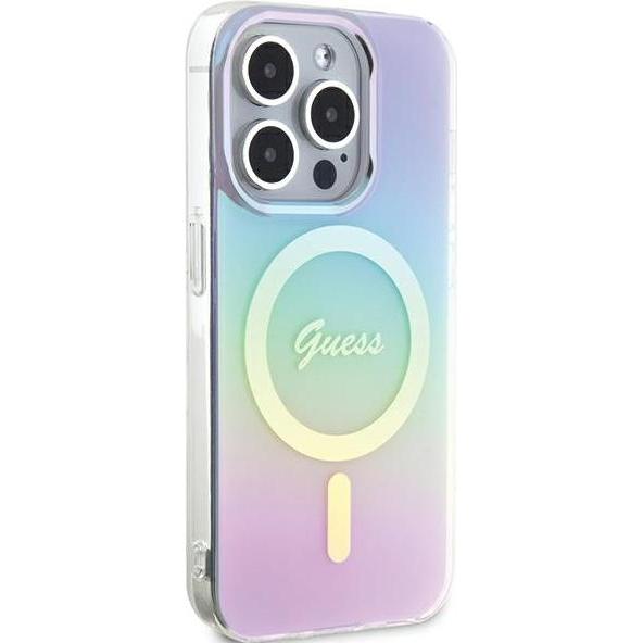 Thumbnail - Guess GUHMP15XHITSU iPhone 15 Pro Max 6.7" fioletowy/purple hardcase IML Iridescent MagSafe (Apple iPhone 15 Pro Max), S...