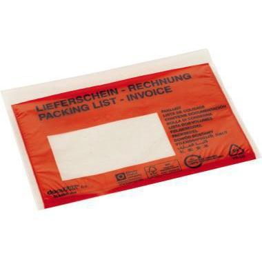 Docufix, Dokumententasche, 500  CLASSIC Lieferscheintaschen eco Kunststoff DIN C5