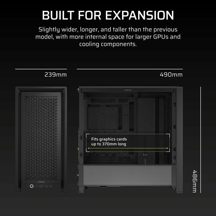 Immagine prodotto Corsair FRAME 4000D (ATX, E-ATX, mATX, Mini-ITX)
