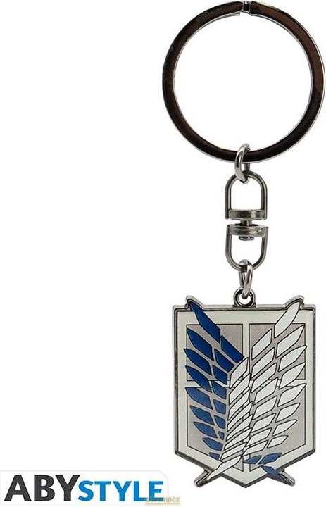 Image du produit ABYstyle Attack on Titan Keychain: Scouts 6cm