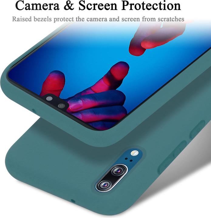 Immagine prodotto Cadorabo Copertura della cassa del silicone liquido TPU (Huawei P20)