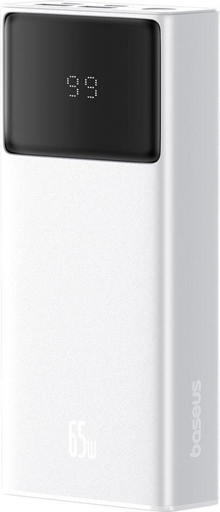 Actual product image Baseus Power Bank Star-Lord, 20000mAh 65W + USB - USB-C cable (white) (20000 mAh, 65 W, 65 Wh)