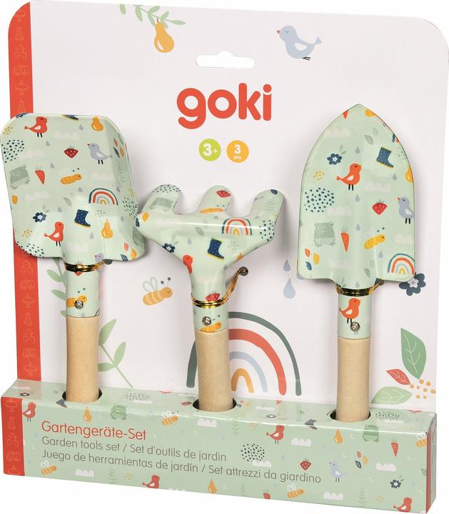 Produktbild Goki Kinder Gartengeräte-Set