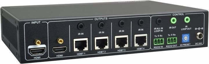 Actual product image Vivolink HDBT splitter 1x4 with loop