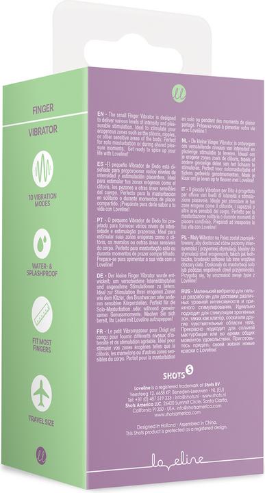 Productafbeelding Loveline Finger Vibrator - Mystic Purple