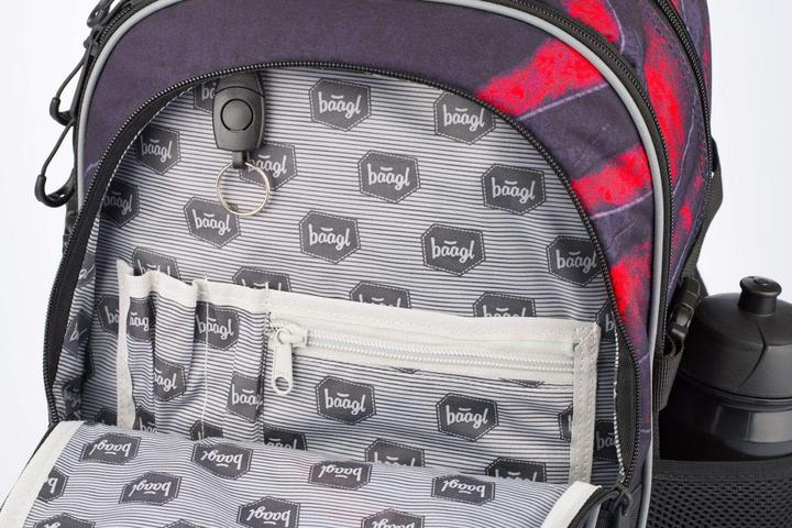 Actual product image Baagl School Backpack Set 3 Piece Volcano 3 (25 l)