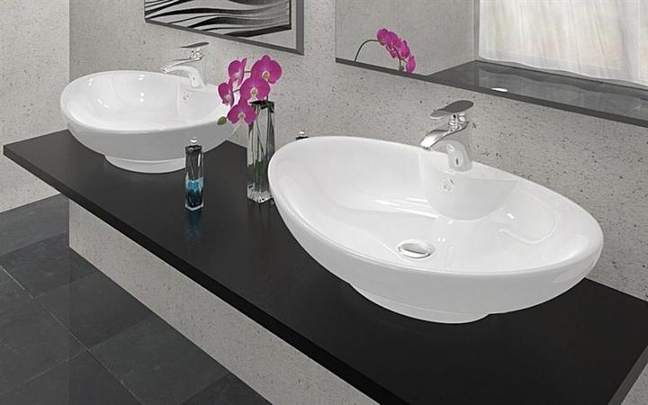 Rea Washbasin Pink 59cm (380 mm, 590 mm)