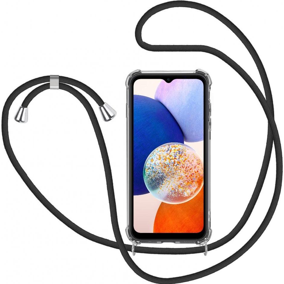 Screenguard Samsung Galaxy A14 5G Loopster Necklace Hülle, Handykette, Transparent