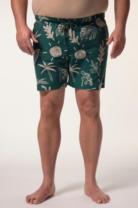 Produktbild Men+ Badeshorts Bauchfit, Alloverprint, 3 Taschen (5XL)
