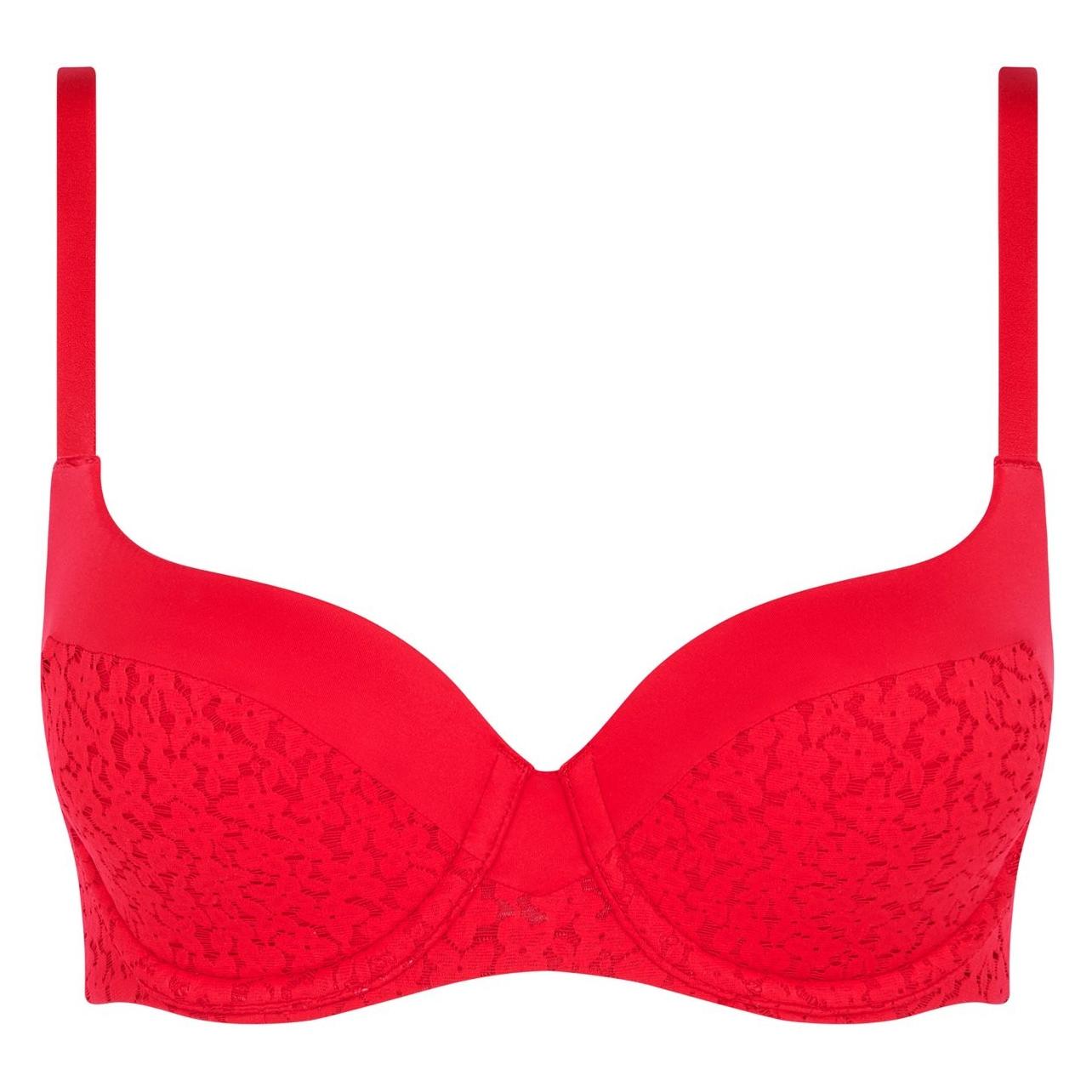 Chantelle, Bh's, - Easy Feel Norah Bh Coquelicot - Maat 85E - Rood, Rood, (85 E)