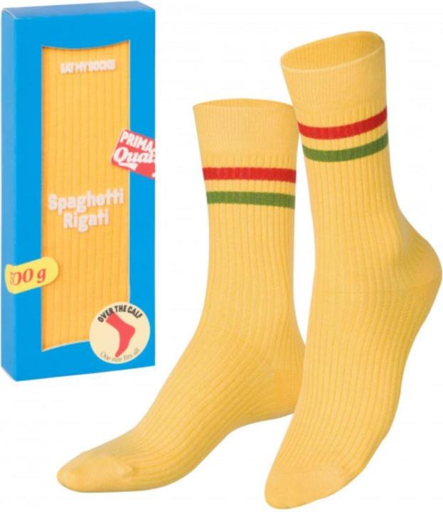 Actual product image Eat My Socks Socks, Spaghetti Rigati (One size)