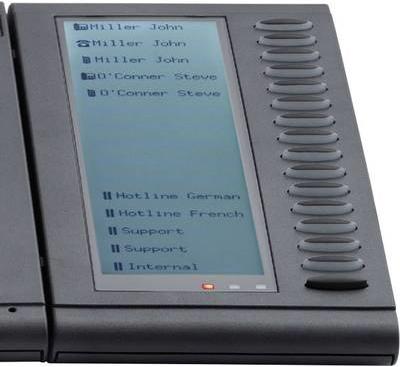 Actual product image Mitel M530 function key expansion module
