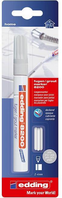 Produktbild Edding Fugenmarker 8200 (Silber, Grau, 4 mm, 1 x)