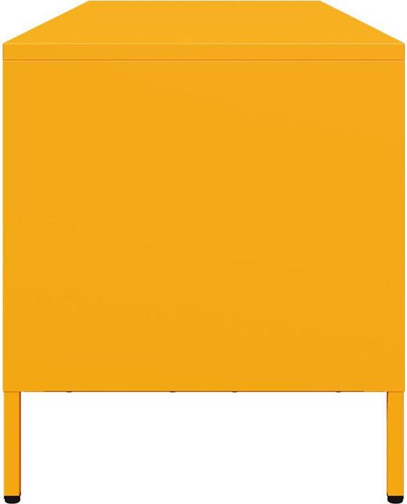 Image du produit vidaXL Armoire TV Table TV Lowboard Meuble TV jaune moutarde Acier (135 x 39 x 43.50 cm)