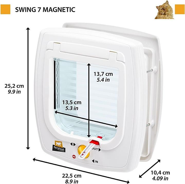 Produktbild Ferplast Jaylani (Magnetische Katzenklappe)