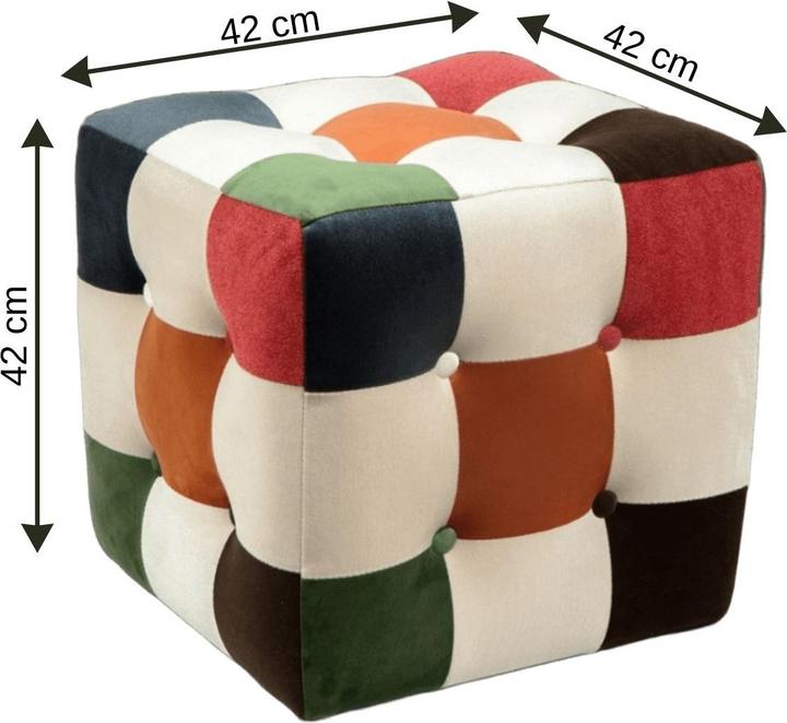 Produktbild Atelier del Sofa Patchwork Pouffe