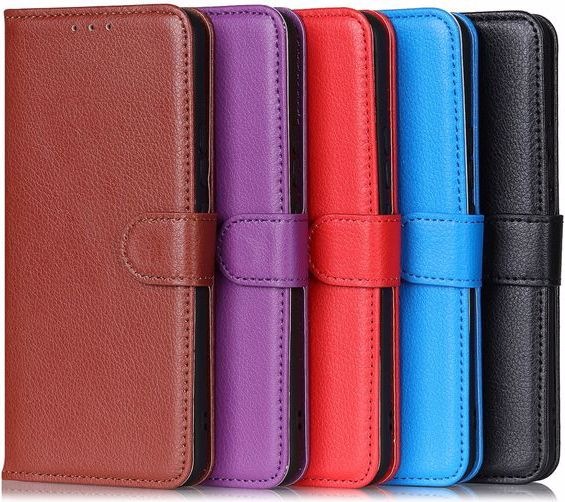 Produktbild MU Classic Litchi Leder Bookcover Series (Nokia G50)