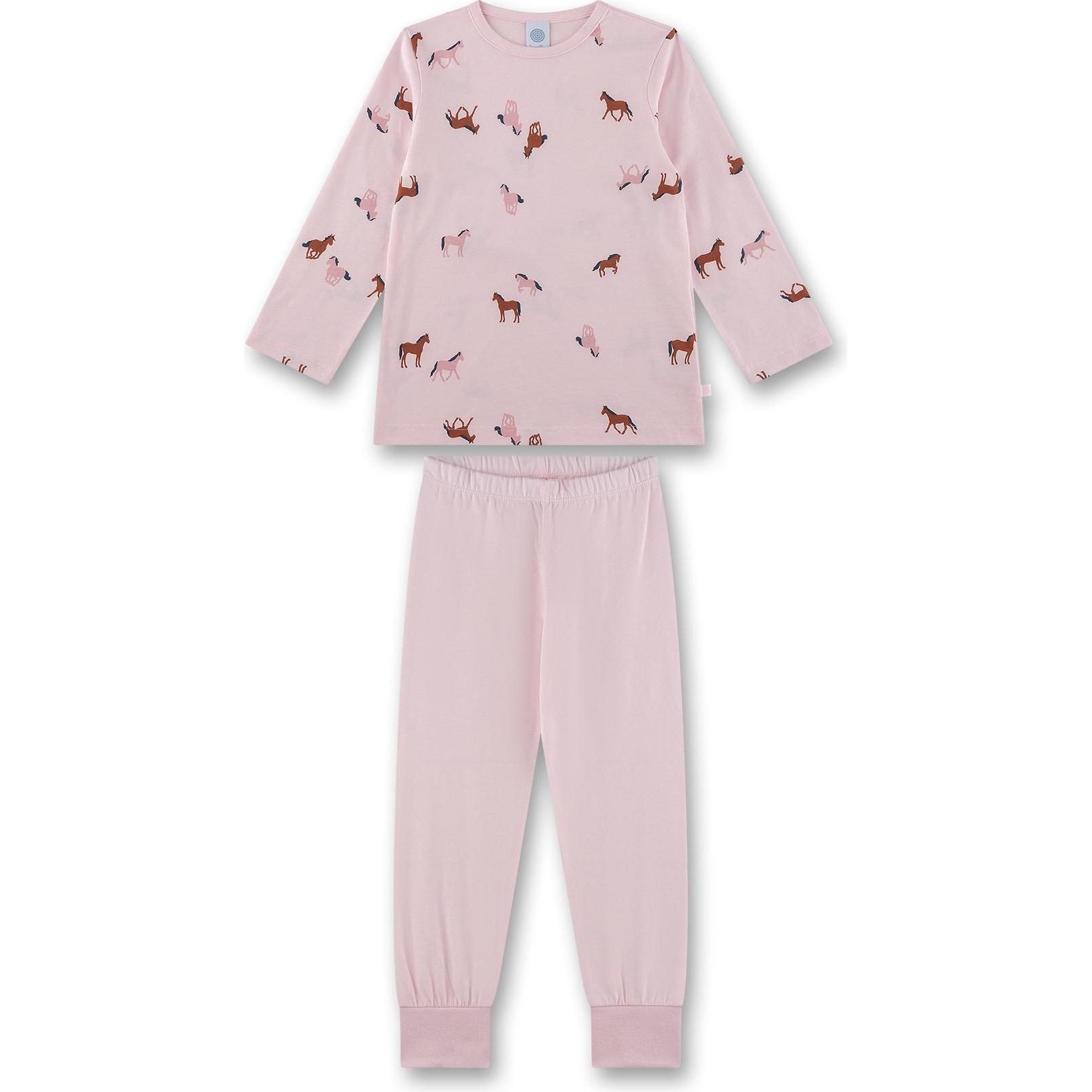 Thumbnail - Sanetta, Unisex, Pyjama, Kid's Pyjama Long AOP 233564, Rosa, (98)