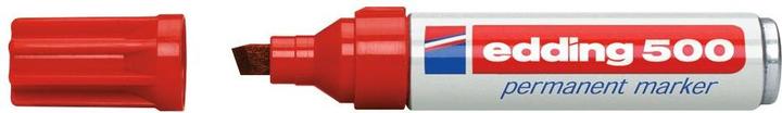 Produktbild Edding Permanentmarker 500 (Rot, 7 mm, 10 x)