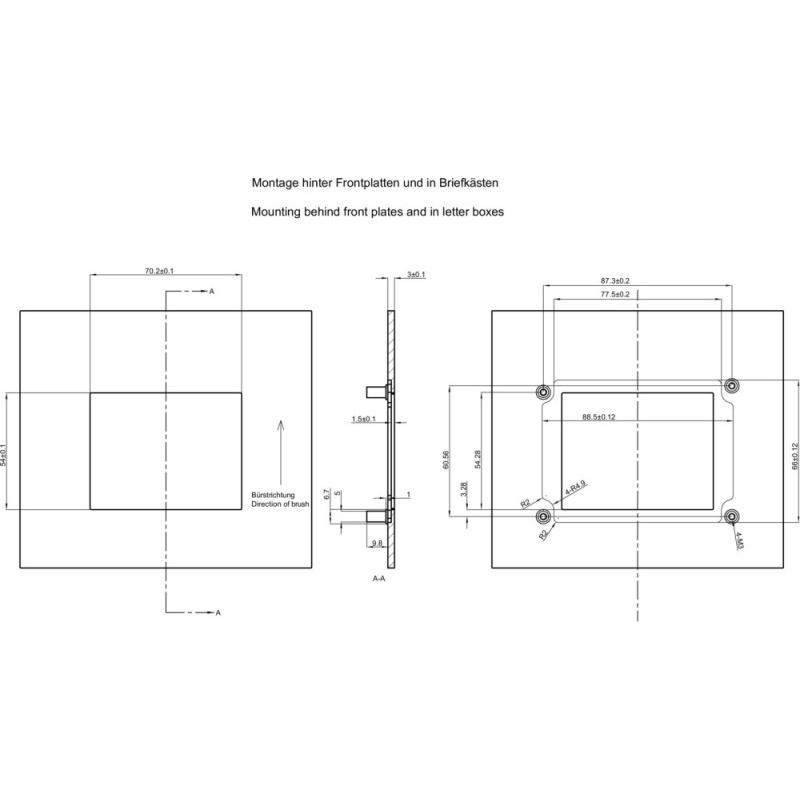 Thumbnail - Busch-Jaeger, Zutrittskontrolle, Tastaturmodul 83171-660-101 (Elektronische Zahlenkombination)